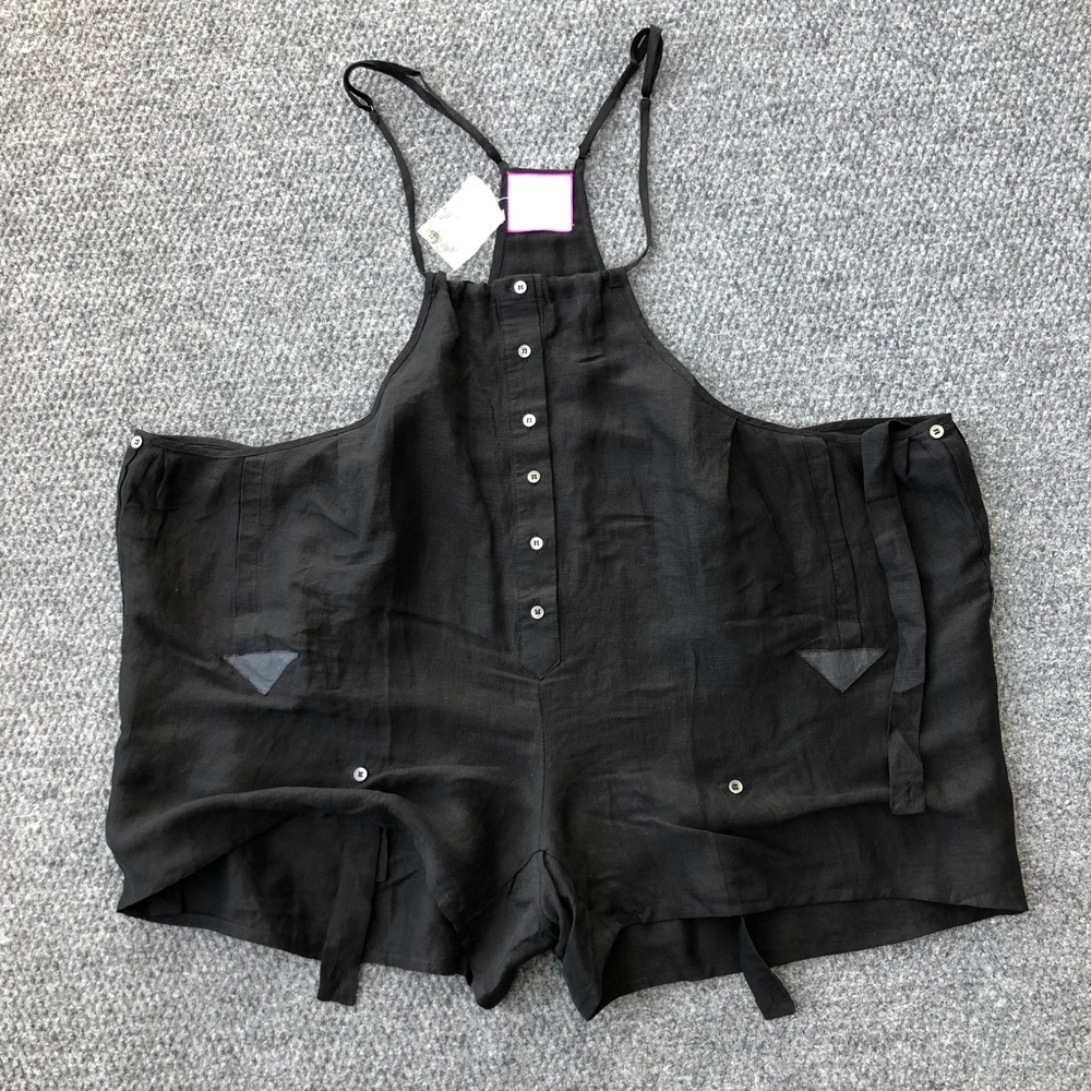 Fumblin’ Foe linen and silk blend romper size S